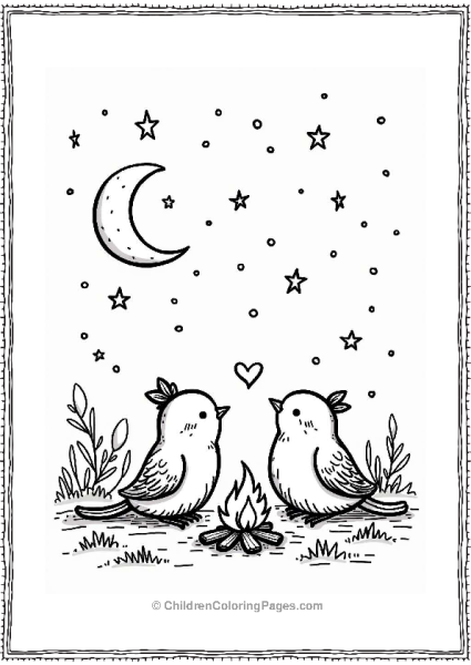 Valentine’s Day Camping Under The Stars Free PDF Printable