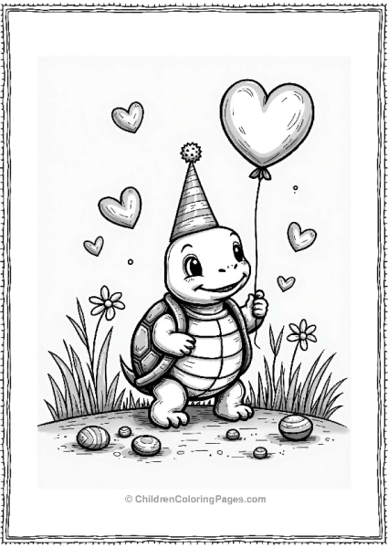 Valentine’s Day Turtle Celebration Free PDF Printable