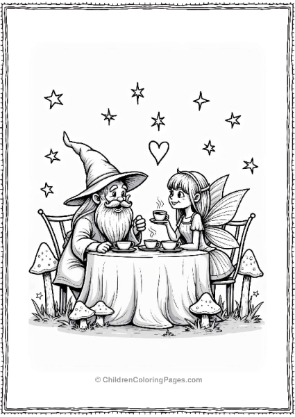 Valentine’s Day Wizard And Fairy Tea Party Free PDF Printable