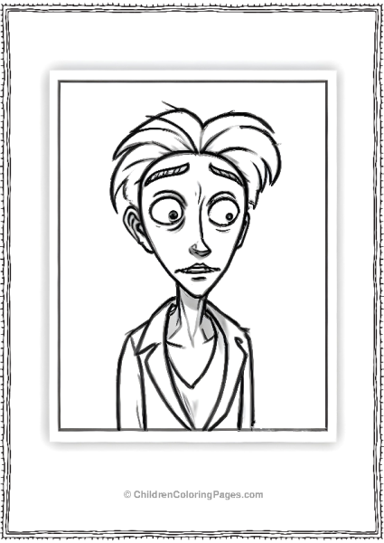 Victor From Corpse Bride Scaled Free PDF Printable