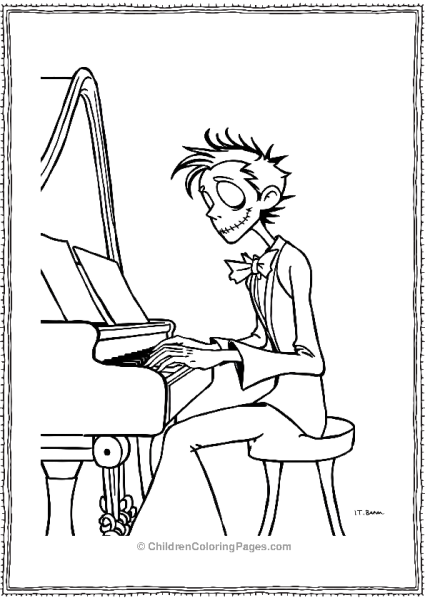 Victor Playing The Piano Free PDF Printable