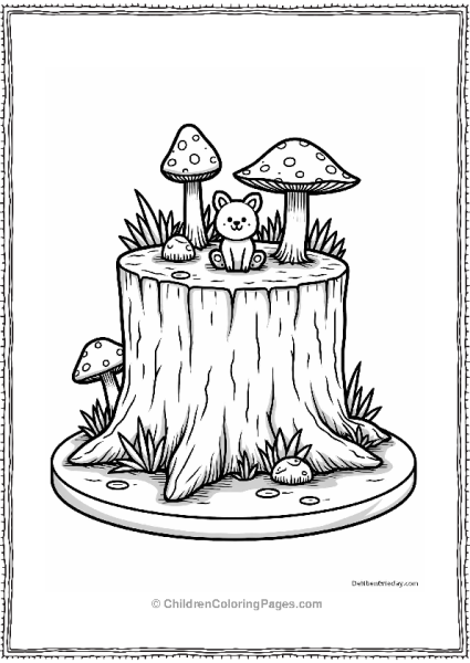 Woodland Cake Design Free PDF Printable