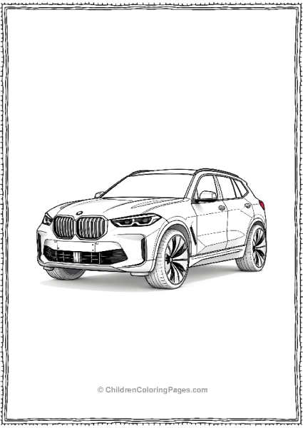 A BMW X8 Concept SUV Free PDF Printable