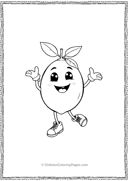 A Jumping Lemon Free PDF Printable