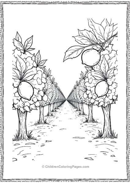 A Lemon Orchard Free PDF Printable