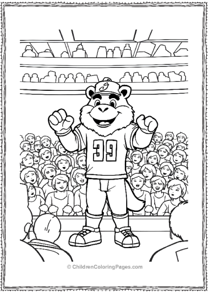 A Team Mascot Basketball Performance Free PDF Printable