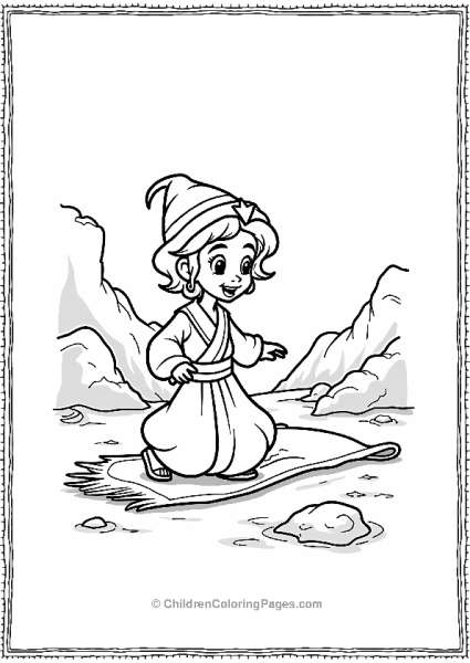 Aladdin Discovers The Magic Carpet Free PDF Printable