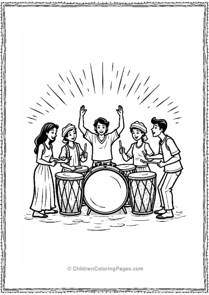 Aladdin Drum Circle Fun Free PDF Printable