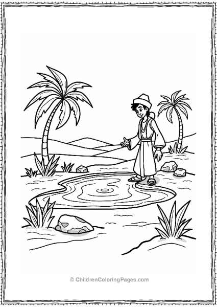 Aladdin In A Desert Oasis Free PDF Printable