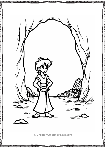 Aladdin In The Cave Of Wonders Free PDF Printable