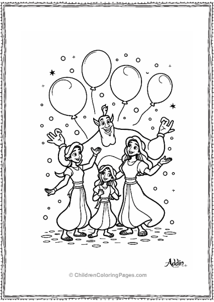 Aladdin’s Celebration Of Wishes Free PDF Printable