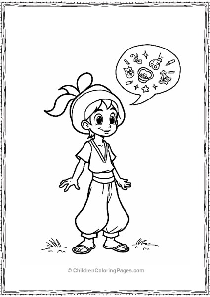 Aladdin S First Wish With Magic Free PDF Printable