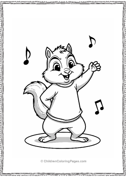 Alvin And The Chipmunks Alvin S Dance Moves On Stage Free PDF Printable