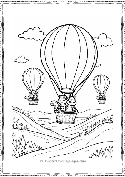 Alvin And The Chipmunks Balloon Ride Free PDF Printable