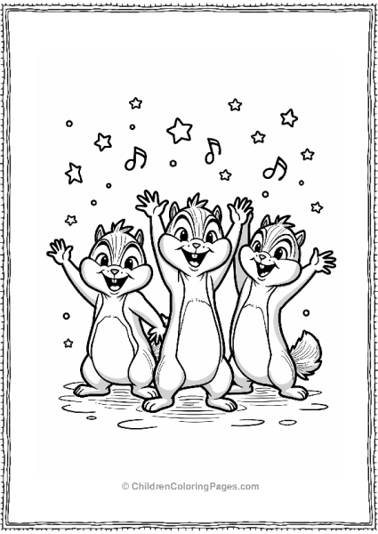 Alvin And The Chipmunks Dancing Free PDF Printable