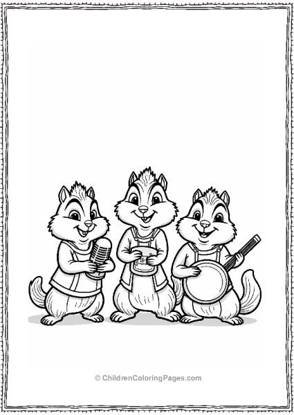 Alvin And The Chipmunks In A Band Free PDF Printable