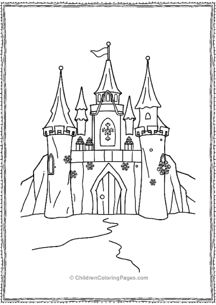 An Ice Castle In North Pole Free PDF Printable