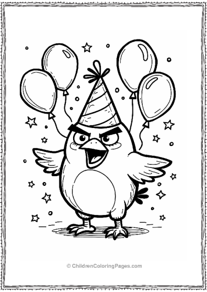 Angry Bird Birthday Celebration Free PDF Printable