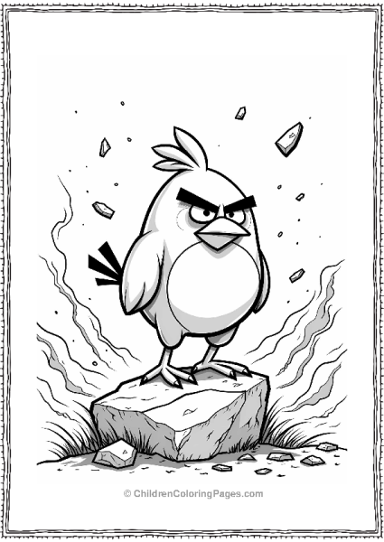 Angry Bird In A Whirlwind Free PDF Printable