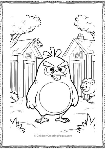 Angry Birds At The Zoo Free PDF Printable