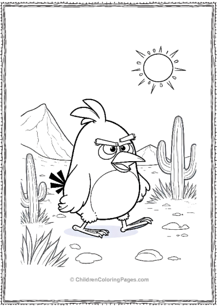 Angry Birds Desert Adventure Free PDF Printable