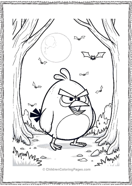 Angry Birds Halloween In The Forest Free PDF Printable