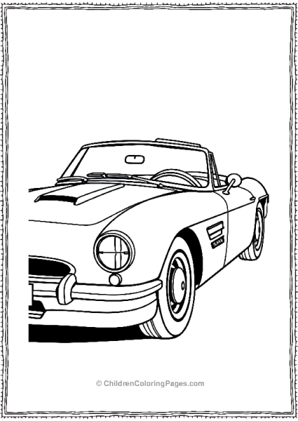 BMW 507 Convertible Free PDF Printable