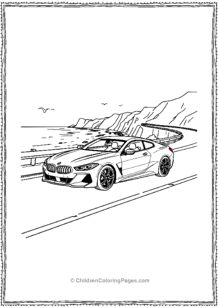 BMW 850i Coupe Free PDF Printable