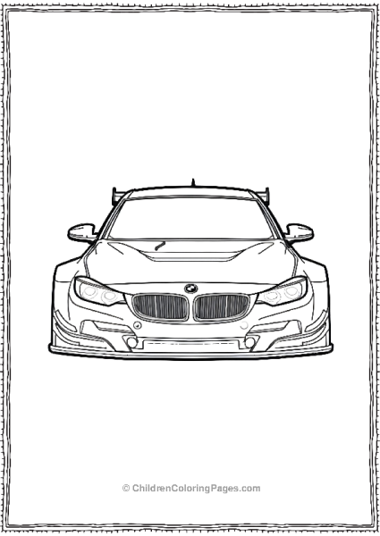 BMW M4 GT3 Free PDF Printable