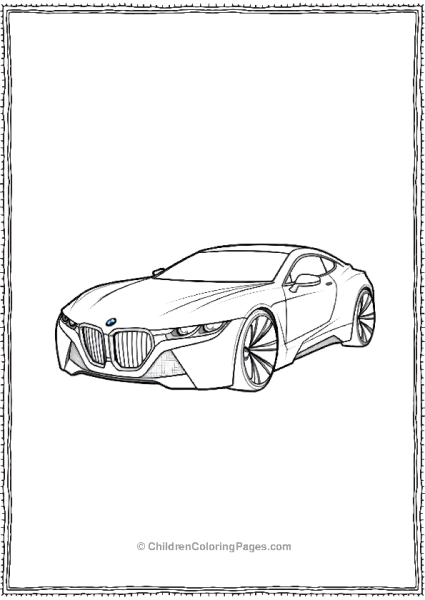 BMW Vision Next 100 Concept Car Free PDF Printable