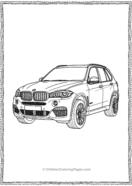 BMW X5 SUV Free PDF Printable