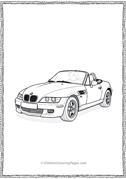 BMW Z3 Roadster Free PDF Printable