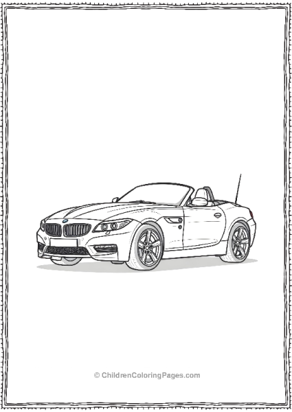 BMW Z4 Convertible Free PDF Printable