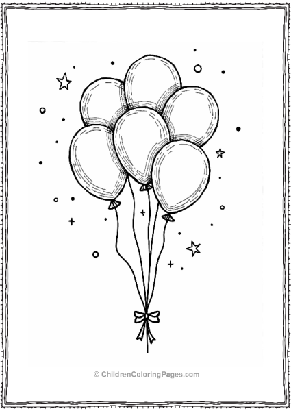 Balloon Celebration For New Year’s Free PDF Printable