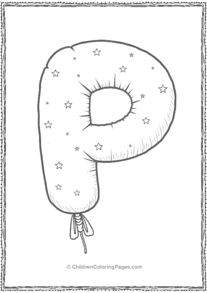 Balloon Letter PA Free PDF Printable