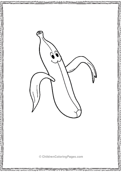 Banana Dancing With Its Peel Free PDF Printable