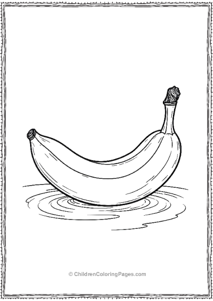 Banana Splashing In A Pool Scaled Free PDF Printable