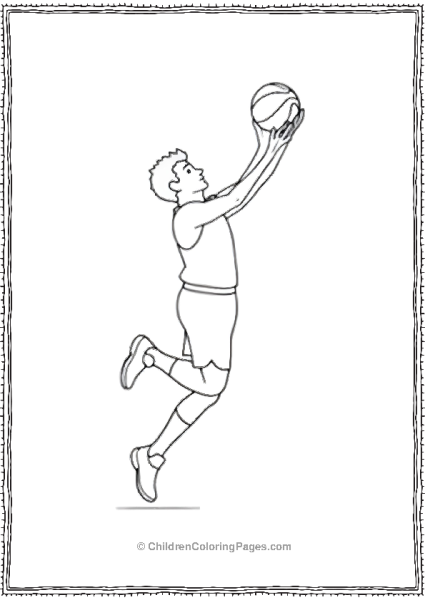 Basketball Player Balancing On One Leg Scaled Free PDF Printable