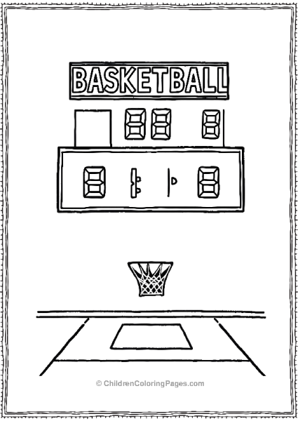 Basketball Scoreboard Free PDF Printable