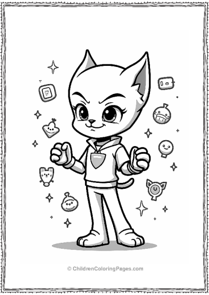 Beast Boy Transforming Into A Cute Animal Free PDF Printable