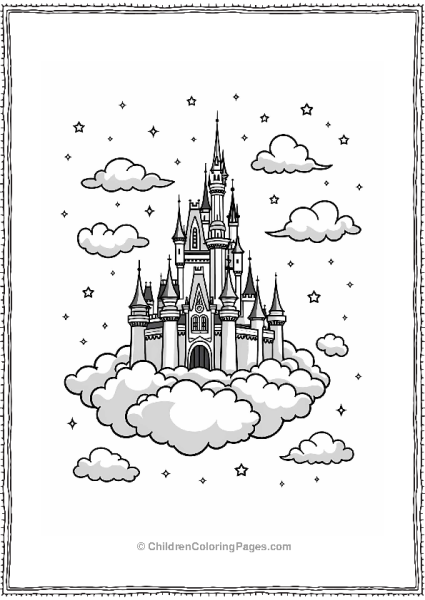 Beauty And The Beast Castle In The Clouds Free PDF Printable