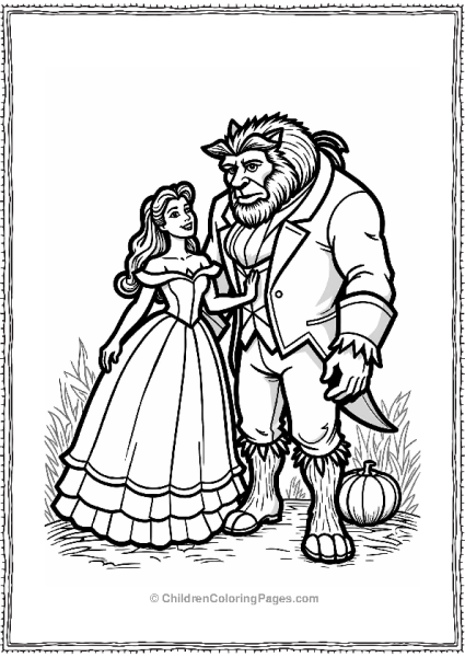 Beauty And The Beast Halloween Costume Party Free PDF Printable