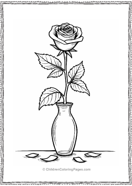 Beauty And The Beast Rose Centerpiece Free PDF Printable