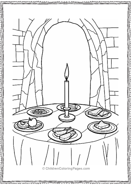 Beauty And The Beast Table Setting Free PDF Printable