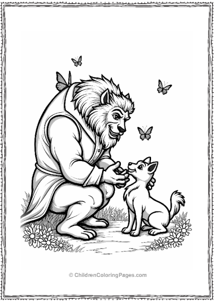 Beauty And The Beast The Beast’s Gentle Touch Free PDF Printable