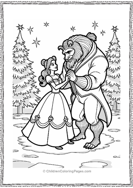 Beauty And The Beast Winter Ball Free PDF Printable