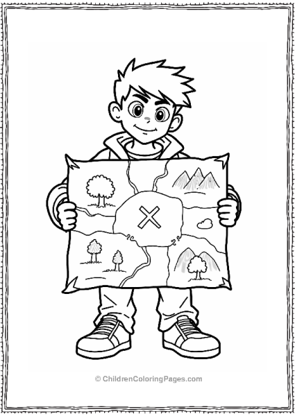 Ben 10 Treasure Map Adventure Free PDF Printable