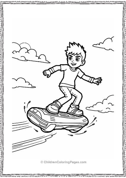 Ben 10’s Hoverboard Adventure Free PDF Printable