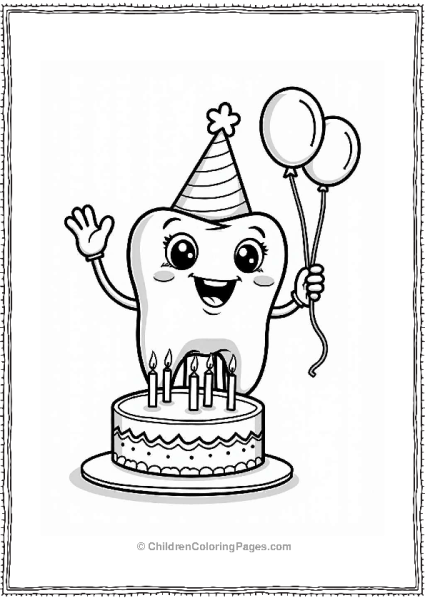 Birthday Tooth Party Celebration Free PDF Printable