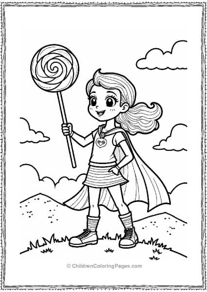 Brave Girl With Lollipop Sword Free PDF Printable